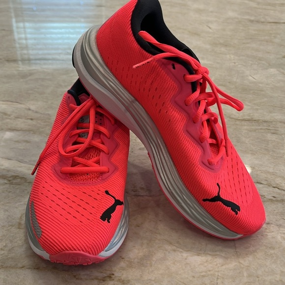 Puma | Velocity 2 Nitro Running Shoes | Hot Pink/Coral | MSRP $120 | Women's 8 - Picture 7 of 14